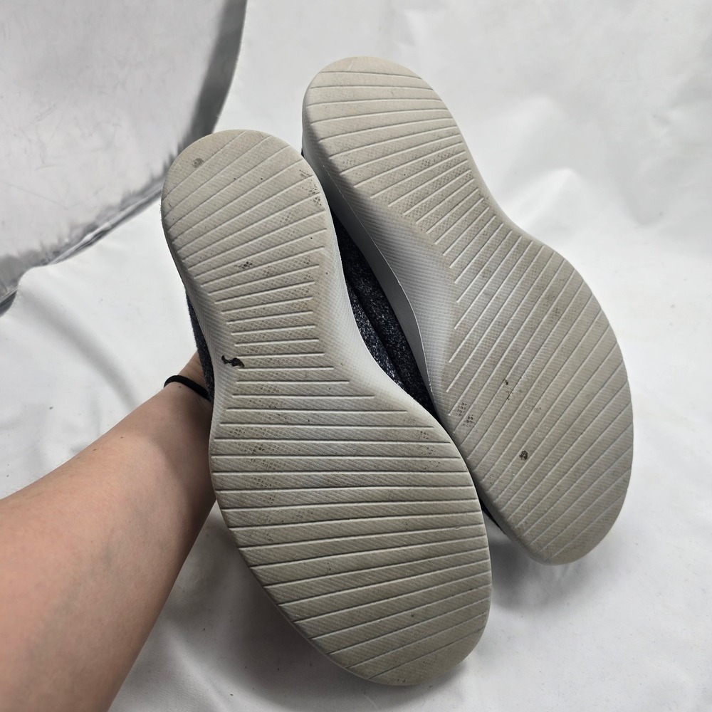 Allbirds Wool Runners Sneakers Women 9 Charcoal Grey Merino Wool Sustainable Eco - Picture 7 of 8